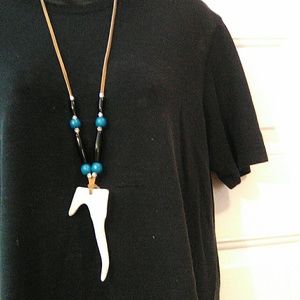New authentic deer antler necklace